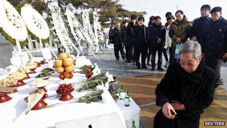 Memorial in South Korea