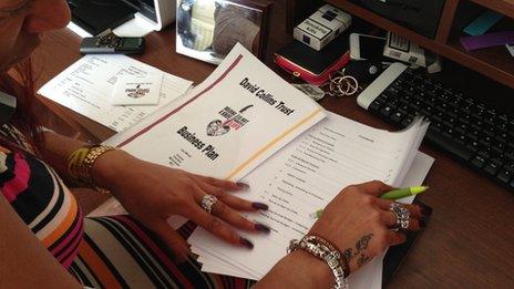 Lisa Minott has set up a campaign trust in her son's name