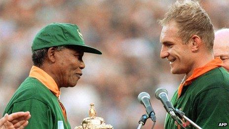 Mandela and Pienaar