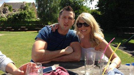 Carl and his girlfriend Rachel