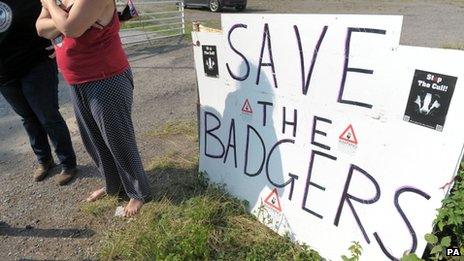 Cull protest signs