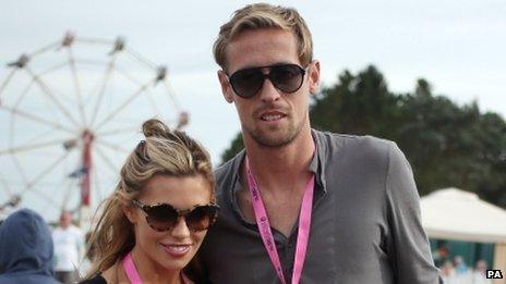 Abbey Clancy and Peter Crouch