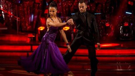 Natalie Gumede and Artem Chigvintsev