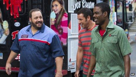 Kevin James, Adam Sandler and Chris Rock
