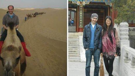 Nick visited many places around China whilst working out there