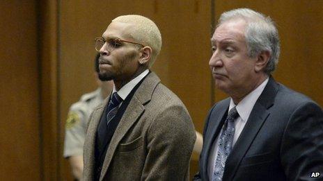 Chris Brown and Mark Geragos