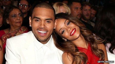 Chris Brown and Rihanna