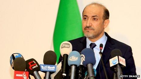 Syrian National Coalition president Ahmad Jarba
