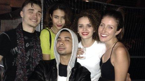 Tobias Morrissey, Courtney O'Sullivan-Shea, Jamal Carlos, Molly Cochran and Rebecca Bonnet