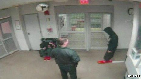 CCTV footage showing Justin Bieber sobriety test