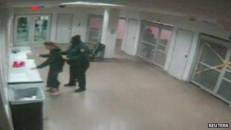 CCTV footage showing Justin Bieber sobriety test