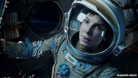 Sandra Bullock in Gravity