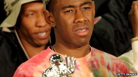 Tyler picked up the best new artist award at the MTV VMAs in 2011