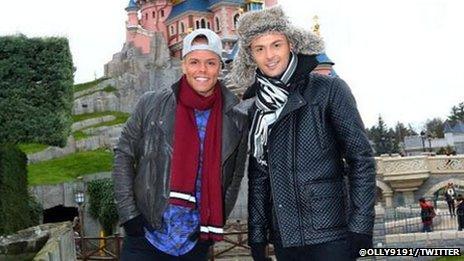 Jaymi Hensley and his boyfriend Olly Marmon