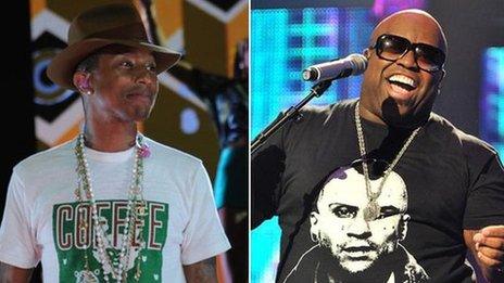 Pharrell and Cee Lo Green