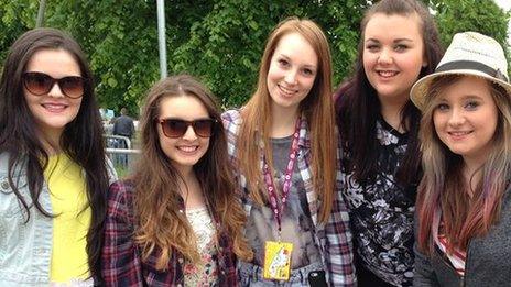 Fans arrive at Big Weekend