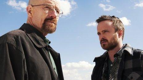 Bryan Cranston and Aaron Paul