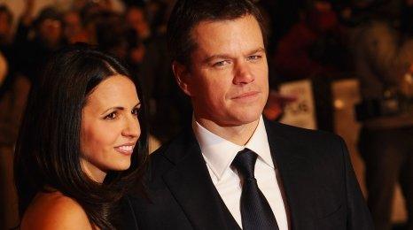 Matt Damon and wife Luciana Barroso