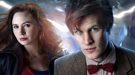 Karen Gillan and Matt Smith in Doctor Who