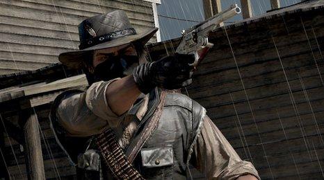 Screen shot from Red Dead Redemption