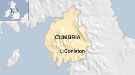 Map of Cumbria