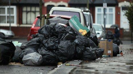 Rubbish in Birmingham