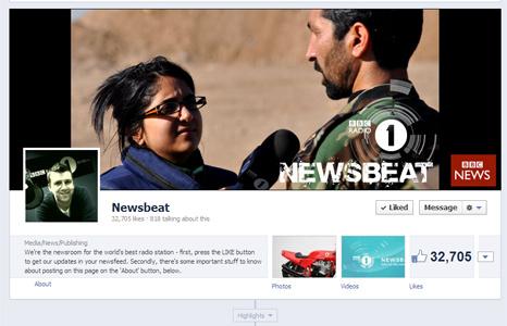 Newsbeat Facebook page