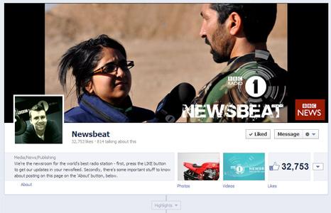 Newsbeat Facebook screengrab