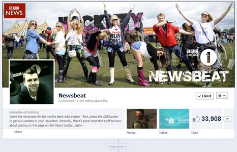 Newsbeat Facebook screengrab