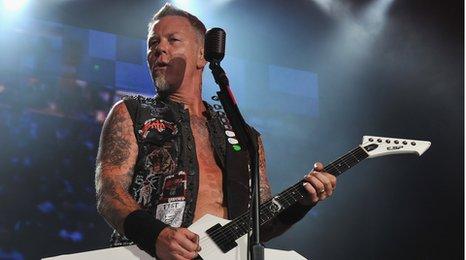 James Hetfield from Metallica