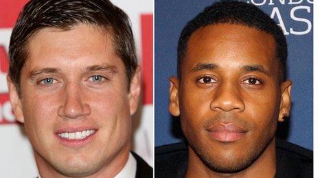 Vernon Kay and Reggie Yates