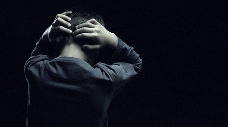 Anxious child (model)