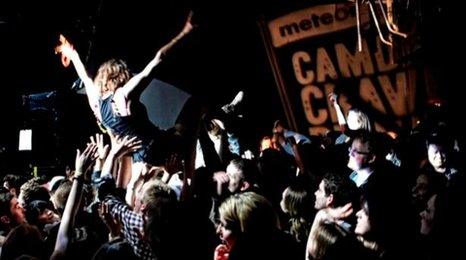 Festival-goers at Camden Crawl