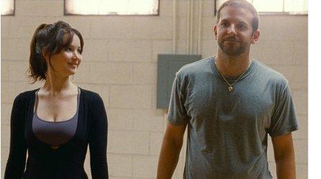 Jennifer Lawrence and Bradley Cooper