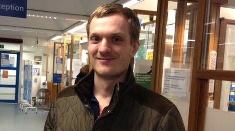Thomas Smith, 26, is an environmental consultant and NHS patient