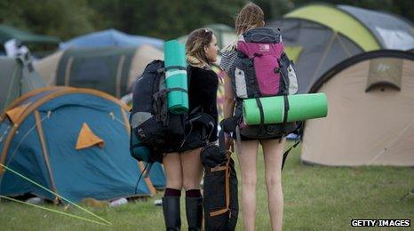 Hop Farm campers