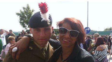 Lisa Minott describes her son as a true soldier