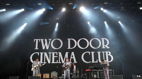 Two Door Cinema Club Open Day Two Of Big Weekend Bbc Newsbeat