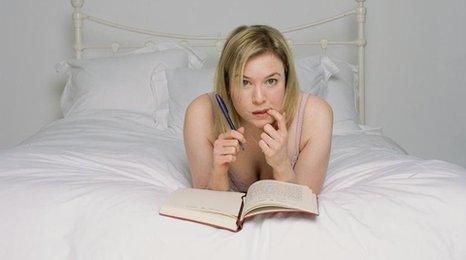 Actress Renee Zellweger as Bridget Jones