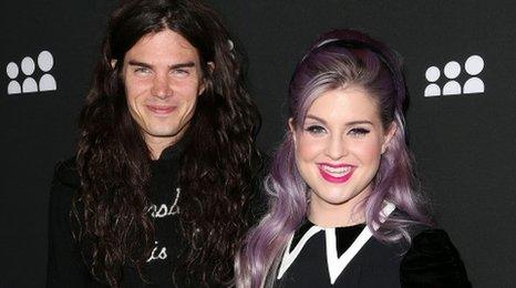 Matthew Mosshart and Kelly Osbourne