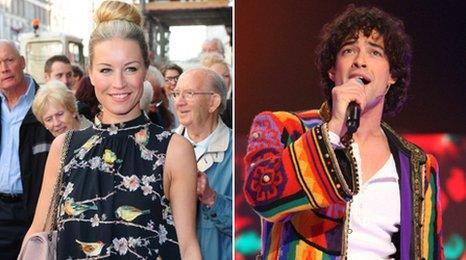 Denise van Outen and Lee Mead