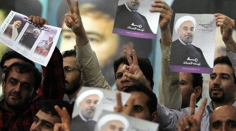 Rouhani got more than 50% of the votes avoiding a second round