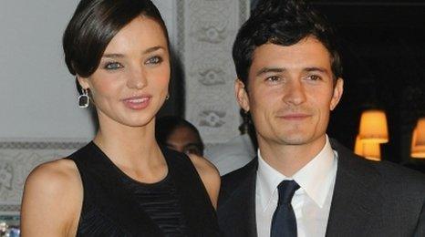 Miranda Kerr and Orlando Bloom