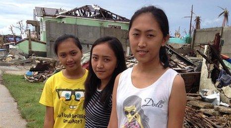 Christine, Coreen and Joyce Garado (l-r)