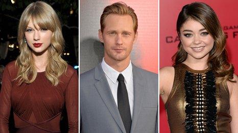 Taylor Swift, Alexander Skarsgard and Sarah Hyland