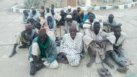 Nigerian Army Says Boko Haram Captives Have Escaped Bbc News