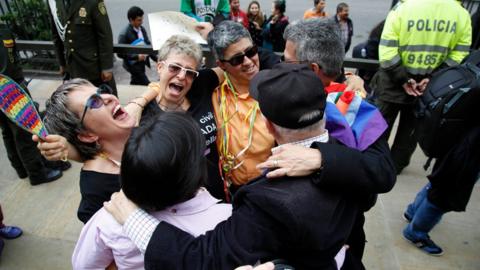 Mexico Thousands Protest Against Same Sex Marriage Proposal Bbc News