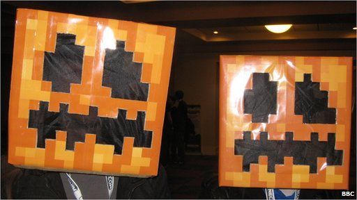 Minecraft pumpkin heads