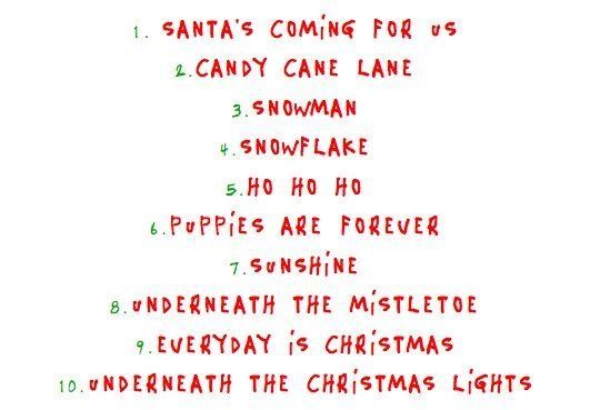 Image result for sia christmas album track list