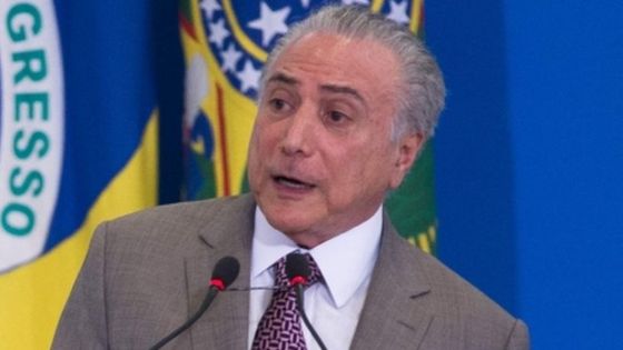 Brazil's President Michel Temer accused of taking bribe by Dilma Rousseff